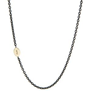 collana Bimbi Gioielli da uomo argento rodiato e oro retro