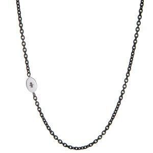 Collana in argento rodiato Bimbi gioielli