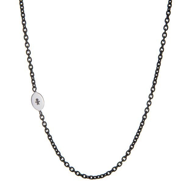 Collana in argento rodiato Bimbi gioielli