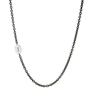 Collana in argento rodiato Bimbi Gioielli