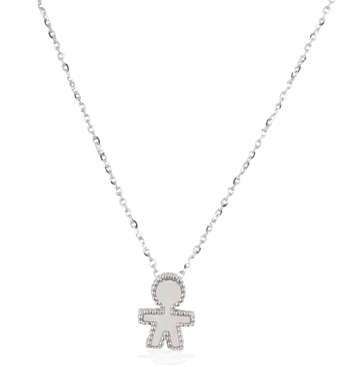 Preziosi large silhouette Boy pendant - Bimbi Jewel