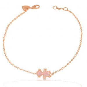 Bracciale in oro rosa e madreperla Gioielli Bimbi