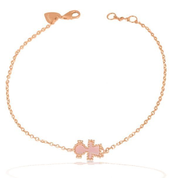 Bracciale in oro rosa e madreperla Gioielli Bimbi