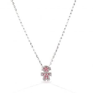 Collana in oro con topazi rosa di Bimbi Gioielli