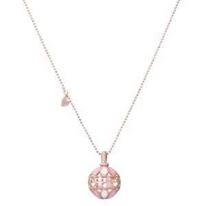 Collana argento con ciondolo rosa bimbi gioielli