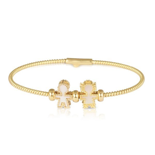 bangle oro giallo con charm Bimbi Gioielli